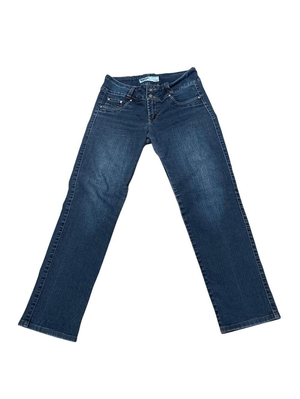 Y2K Alberto VO5 Jeans Denim Blue Womens 12 Straight leg Colombiandenim vintage